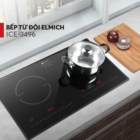 Bếp từ đôi Elmich ICE-3496 Bếp từ đôi Elmich ICE-3496