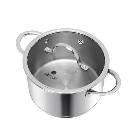 Bộ nồi Inox 304 Impact bonding EL-2480 Size 16, 20, 24cm Bộ nồi Inox 304 Impact bonding EL-2480 Size 16, 20, 24cm
