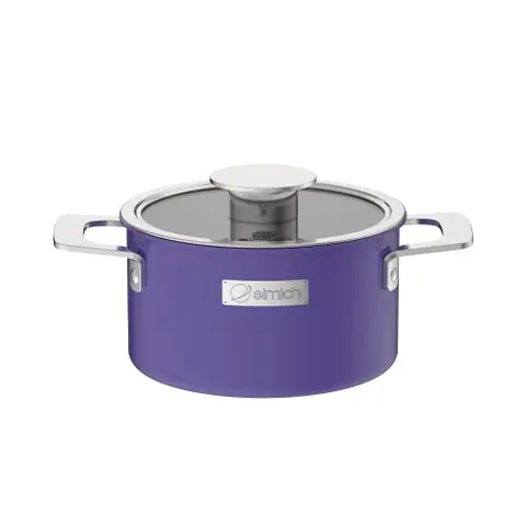 Nồi inox liền khối Elmich Hera - Tím Nồi inox liền khối Elmich Hera - Tím