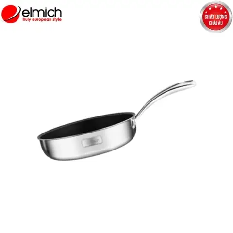 Chảo Inox cao cấp 2 lớp đáy liền Elmich Tri-Max Size 20cm Chảo Inox cao cấp 2 lớp đáy liền Elmich Tri-Max Size 20cm