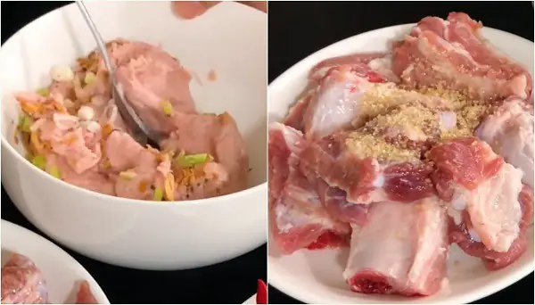 cách nấu bún sườn dọc mùng