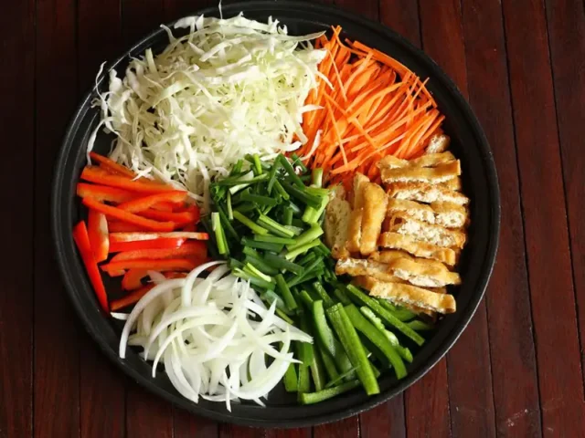 cách nấu bún thái chay