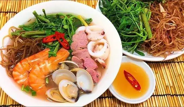 cách nấu bún thái hải sản