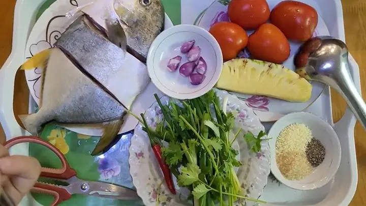 cách nấu cá chim biển