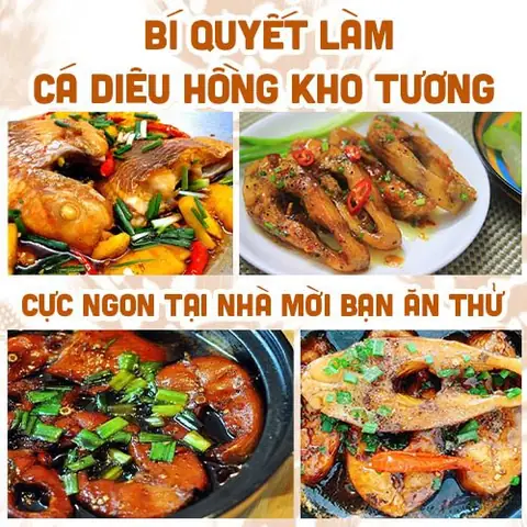 Cách Nấu Cá Diêu Hồng Kho Tương Hột Chuẩn Vị Gia Đình