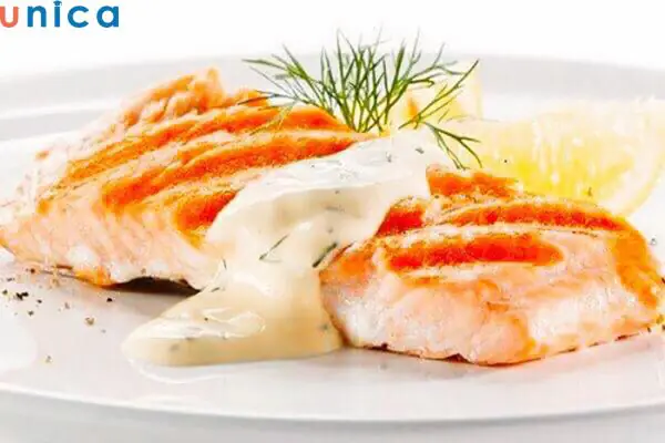 cách nấu cá hồi sốt cam