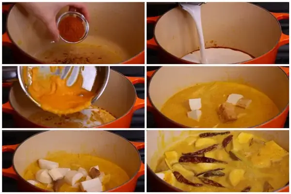 cách nấu cà ri chay