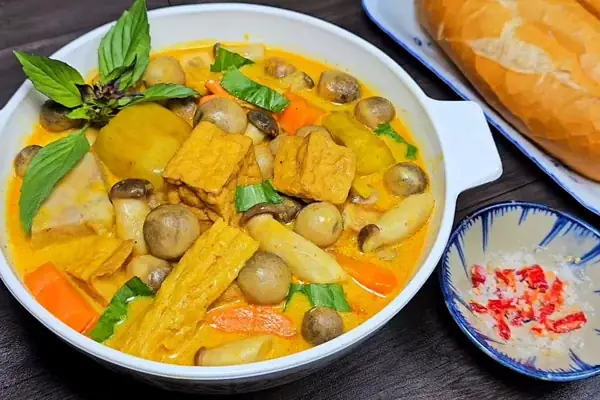cách nấu cà ri chay