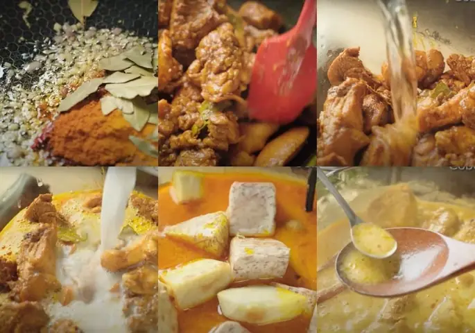 Cách Nấu Cà Ri Gà Sữa Tươi Nước Cốt Dừa Thơm Ngon Đậm Đà