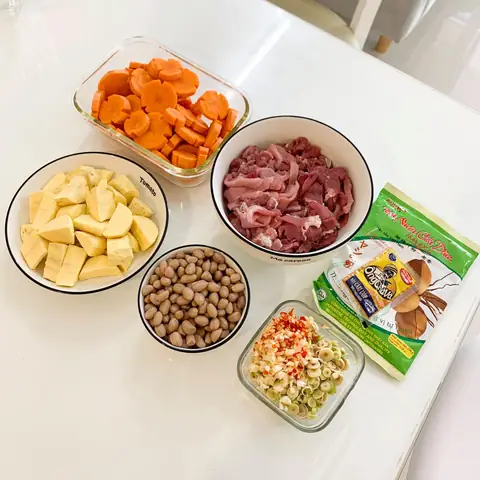 2.1 Chuẩn bị nguyên liệu: 2.1 Chuẩn bị nguyên liệu: