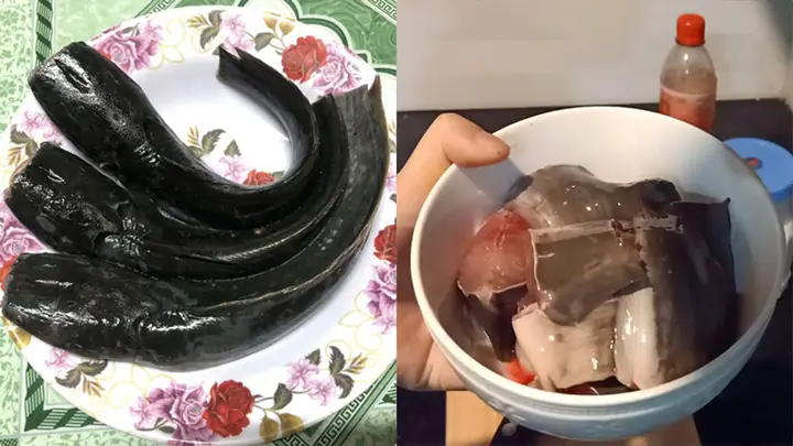 cách nấu cá trê om chuối đậu