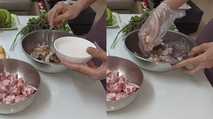 cách nấu cá trê om chuối đậu