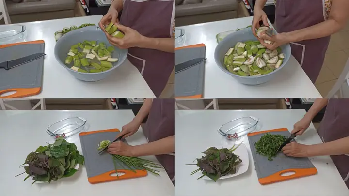 cách nấu cá trê om chuối đậu