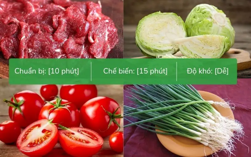 cách nấu canh bắp cải