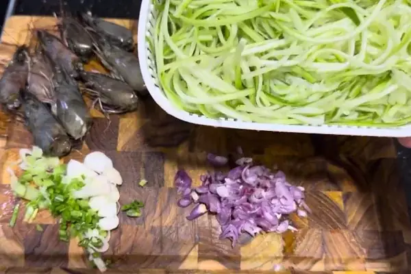 cách nấu canh bầu tôm