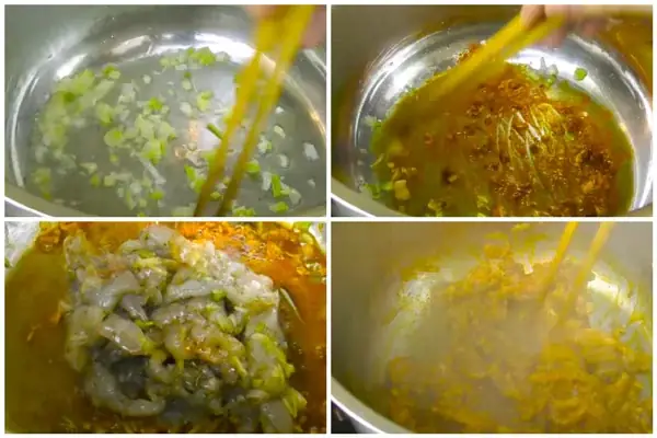 cách nấu canh bầu tôm