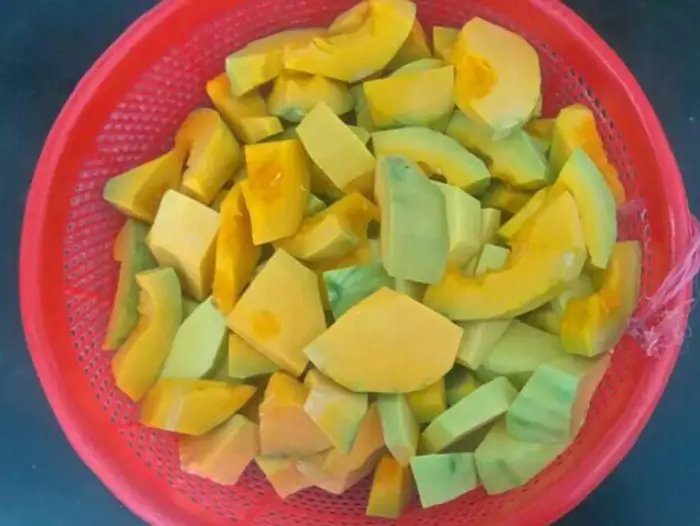 cách nấu canh bí đỏ