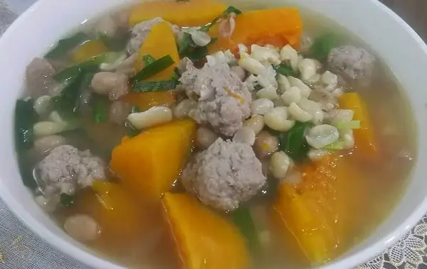 cách nấu canh bí đỏ đậu phộng cách nấu canh bí đỏ đậu phộng