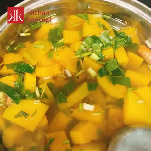 cách nấu canh bí đỏ không thịt