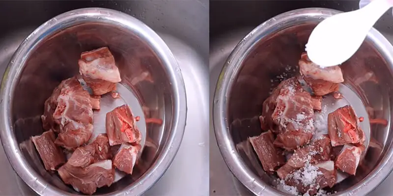 cách nấu canh bí đỏ với xương