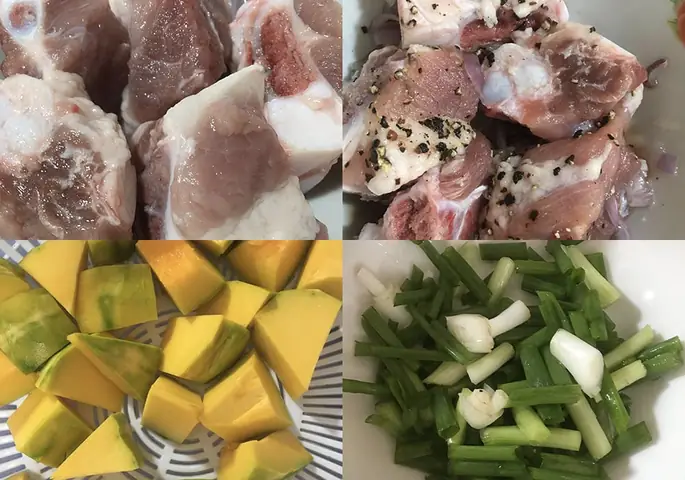 Hướng dẫn chi tiết cách nấu canh bí sườn thơm ngon bổ dưỡng