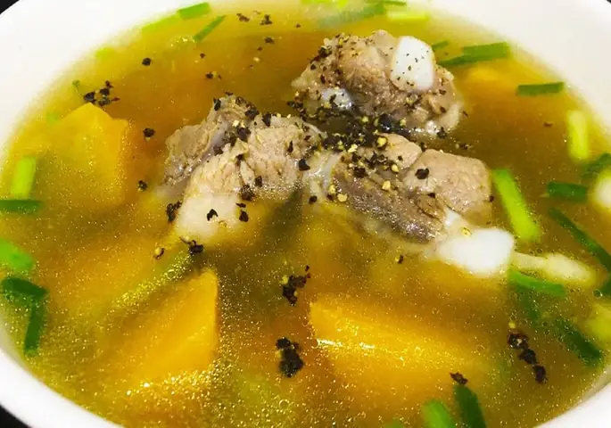 Hướng dẫn chi tiết cách nấu canh bí sườn thơm ngon bổ dưỡng