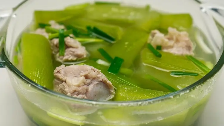 cách nấu canh bí xanh