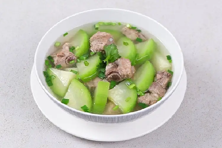 cách nấu canh bí xanh