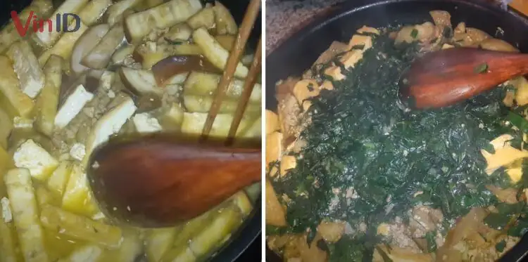 cách nấu canh cà tím