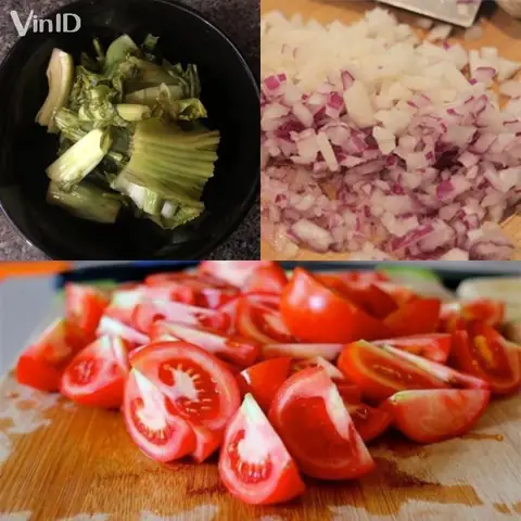 Sơ chế các nguyên liệu còn lại