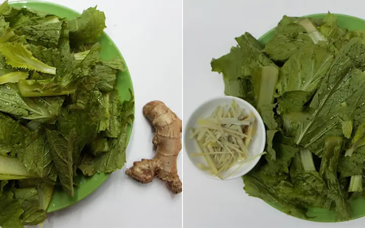 Nấu Canh Cải Ngọt Với Gừng: Hướng Dẫn Chi Tiết Từ A Đến Z