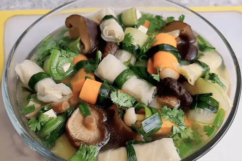 cách nấu canh chay rau củ