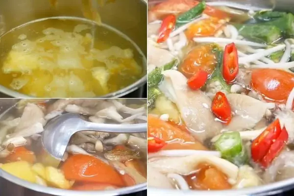 cách nấu canh chua chay