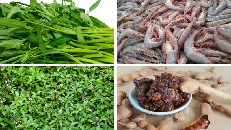 cách nấu canh chua rau muống