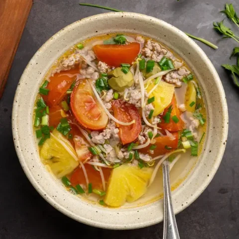 cách nấu canh chua thịt