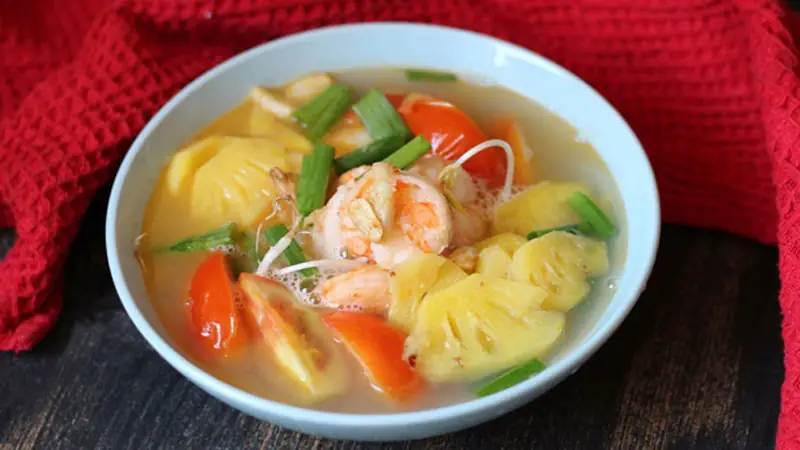 cách nấu canh chua tôm cách nấu canh chua tôm