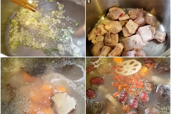 cách nấu canh củ sen