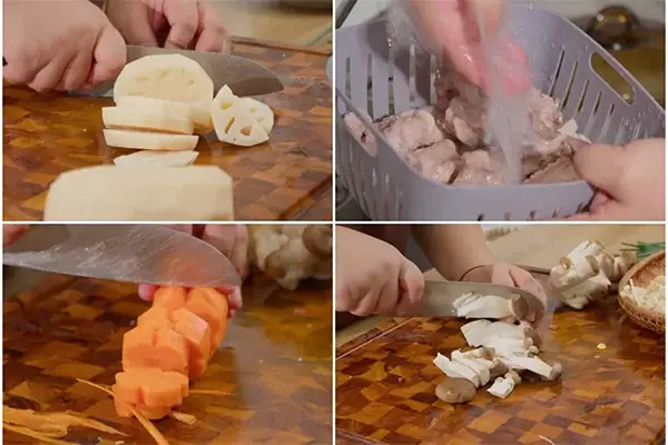 cách nấu canh củ sen