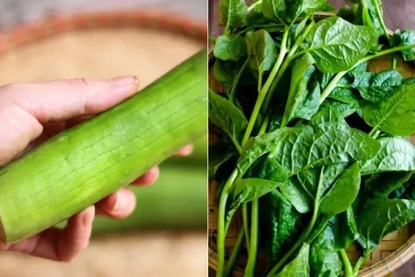 cách nấu canh cua mồng tơi