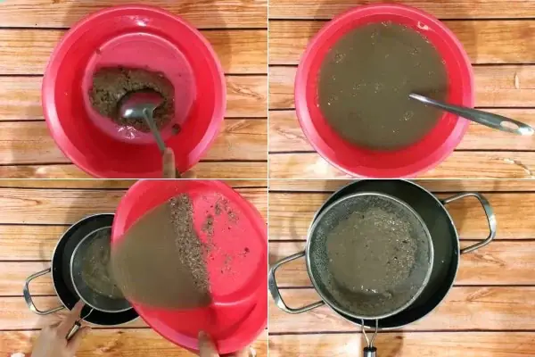 cách nấu canh cua mồng tơi