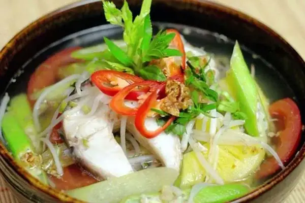 cách nấu canh dọc mùng
