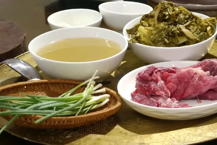 cách nấu canh dưa chua