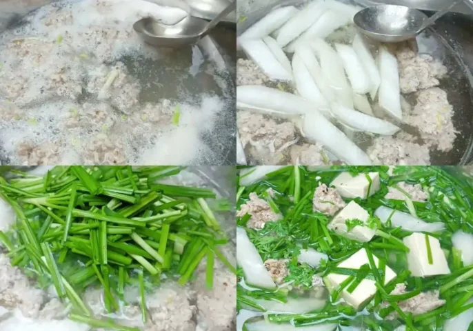 cách nấu canh hẹ đậu hũ cách nấu canh hẹ đậu hũ