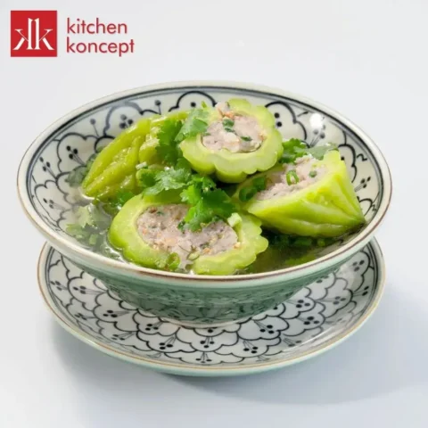 cách nấu canh khổ qua không đắng