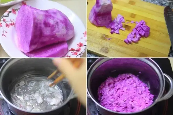 cách nấu canh khoai mỡ