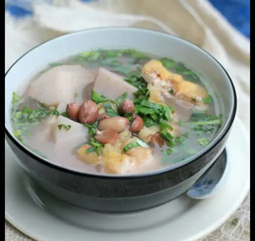 Cách Nấu Canh Khoai Sọ Rau Muống Chay Đậm Đà, Thanh Mát