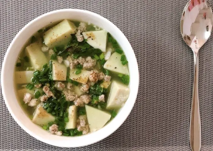 cách nấu canh khoai từ