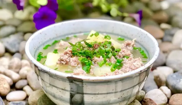 cách nấu canh khoai từ