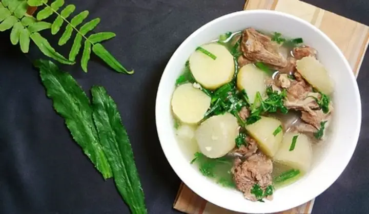 cách nấu canh khoai từ