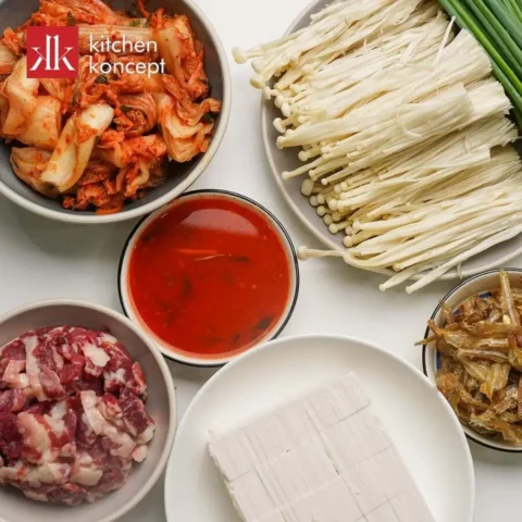 cách nấu canh kim chi